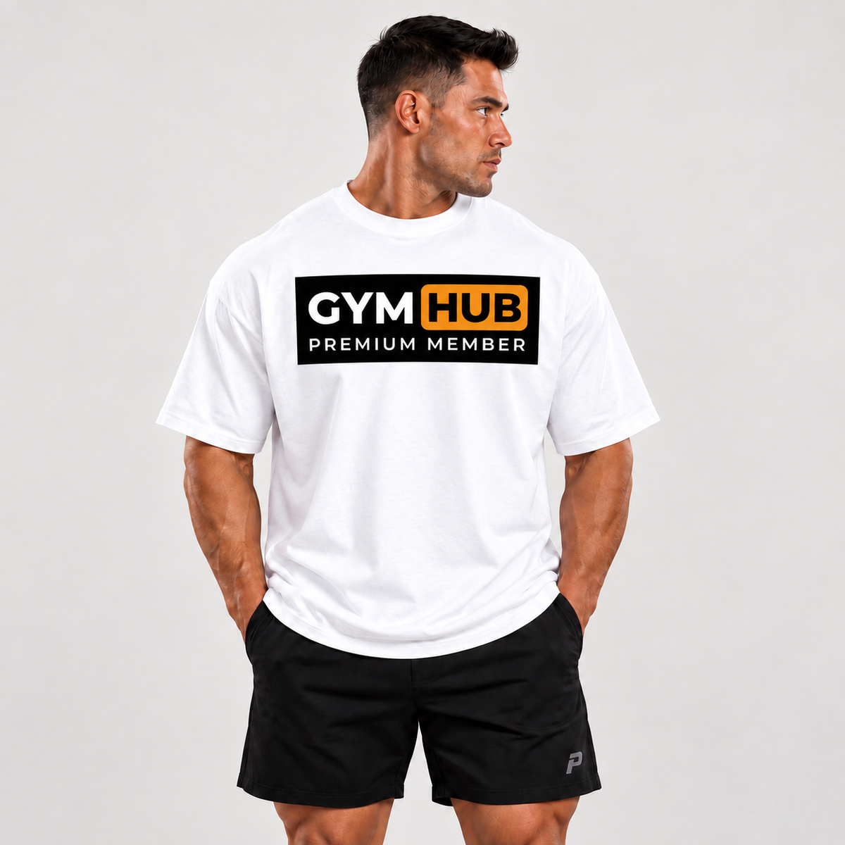 GYM HUB Oversized Shirt