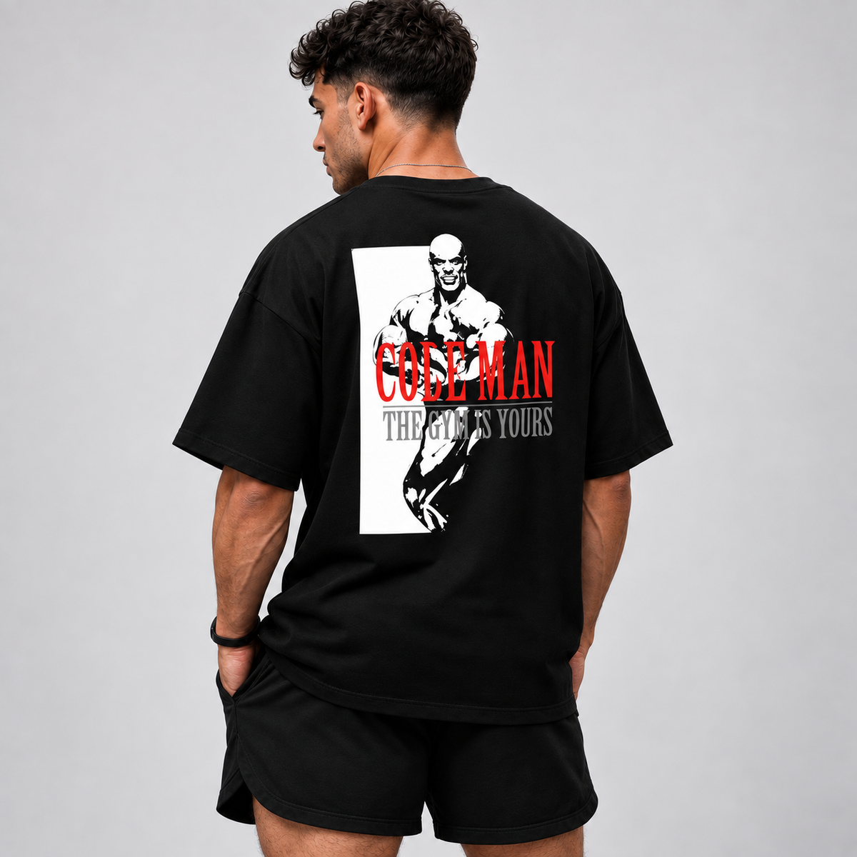 COLEMAN Oversized Shirt (Backprint) - Unisex
