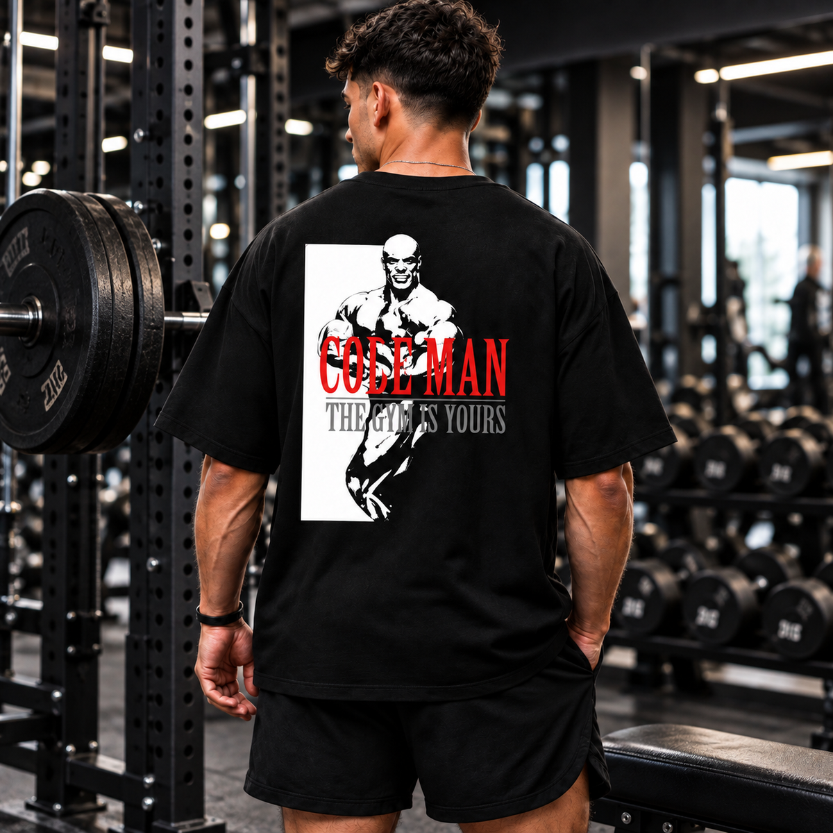 COLEMAN Oversized Shirt (Backprint) - Unisex