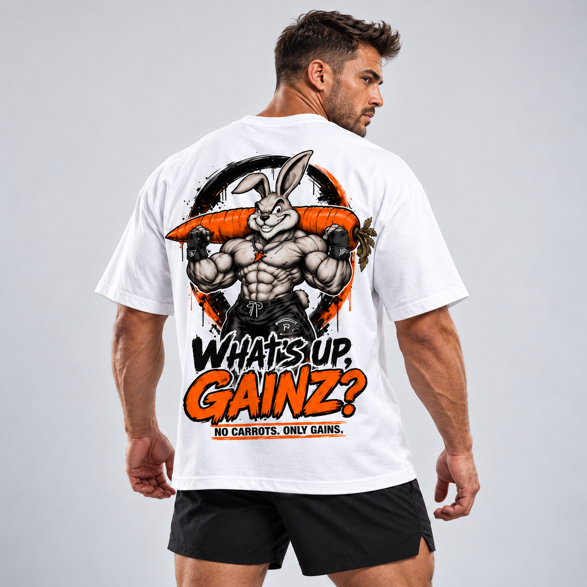 WHATS UP GAINS T-shirt oversize