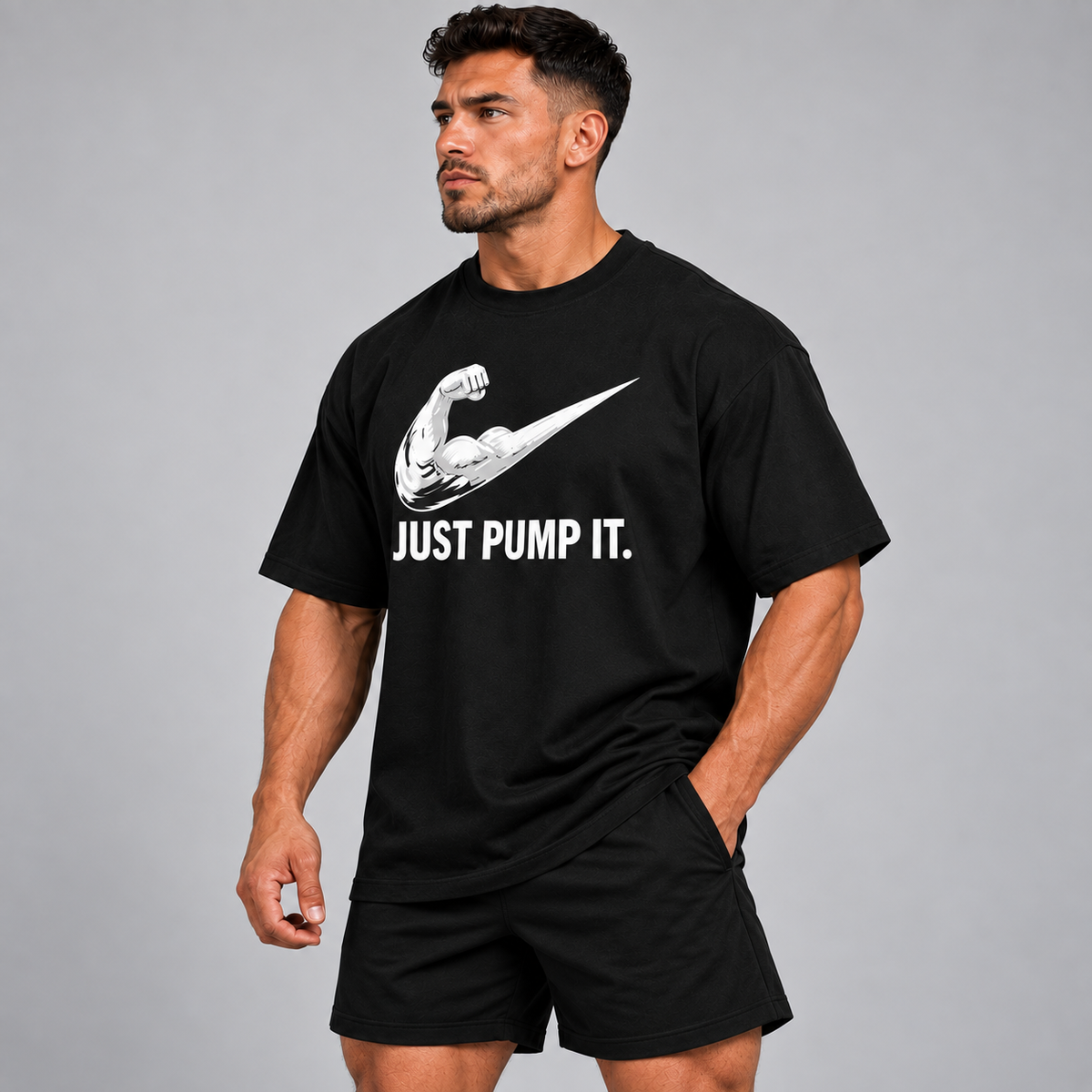 JUST PUMP IT  T-shirt oversize