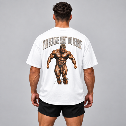 TU DEVIENS CE EN QUOI TU CROIS T-shirt Oversize