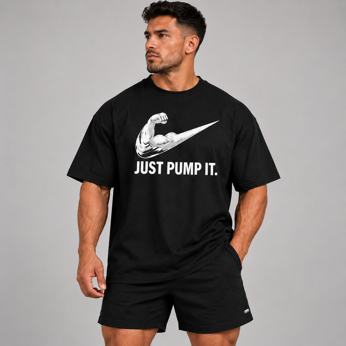 JUST PUMP IT  Oversized Shirt