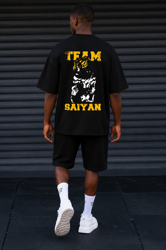 TEAM SAIYAN Oversized Shirt (Backprint) - Unisex