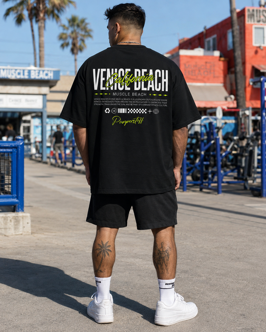 VENICE BEACH Oversized Shirt (Backprint) - Unisex