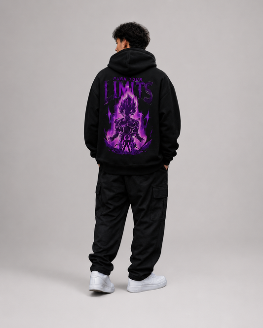 VEGETA PY LIMITS Oversized Premium-Hoodie (Backprint) - Unisex