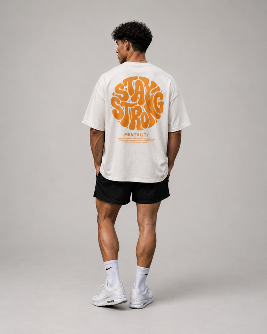 STAY STRONG Oversized Shirt (Backprint) - Unisex