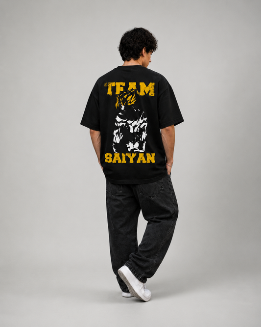 TEAM SAIYAN Oversized Shirt (Backprint) - Unisex