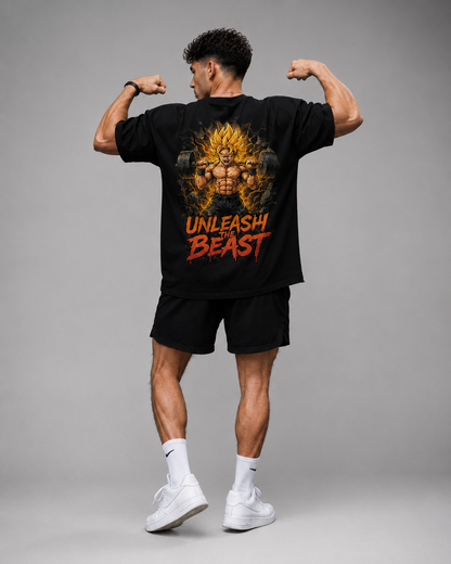 UNLEASH THE BEAST Oversized Shirt (Backprint) - Unisex