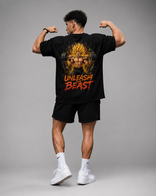 UNLEASH THE BEAST Oversized Shirt (Backprint) - Unisex