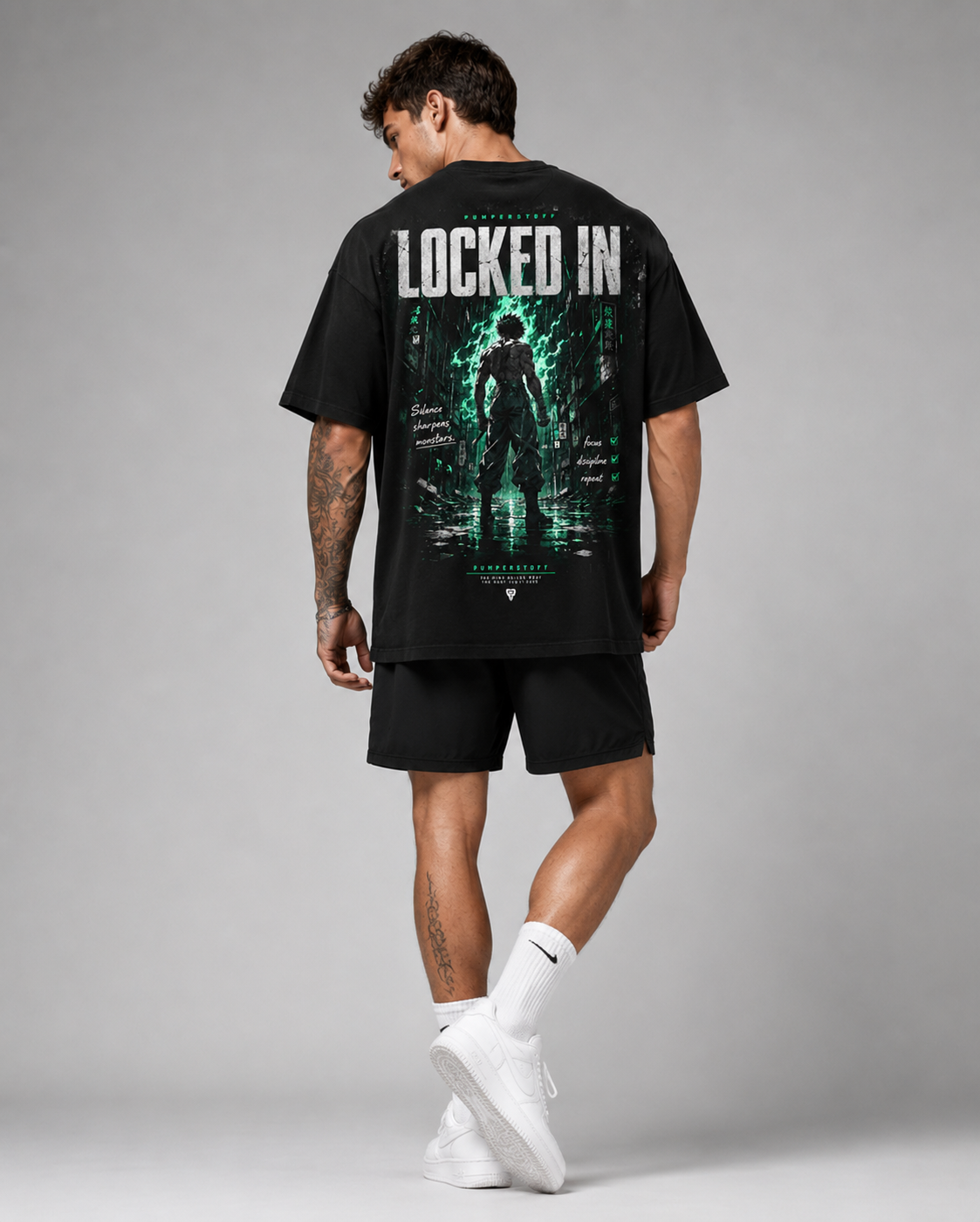 LOCKED IN  Oversized Shirt