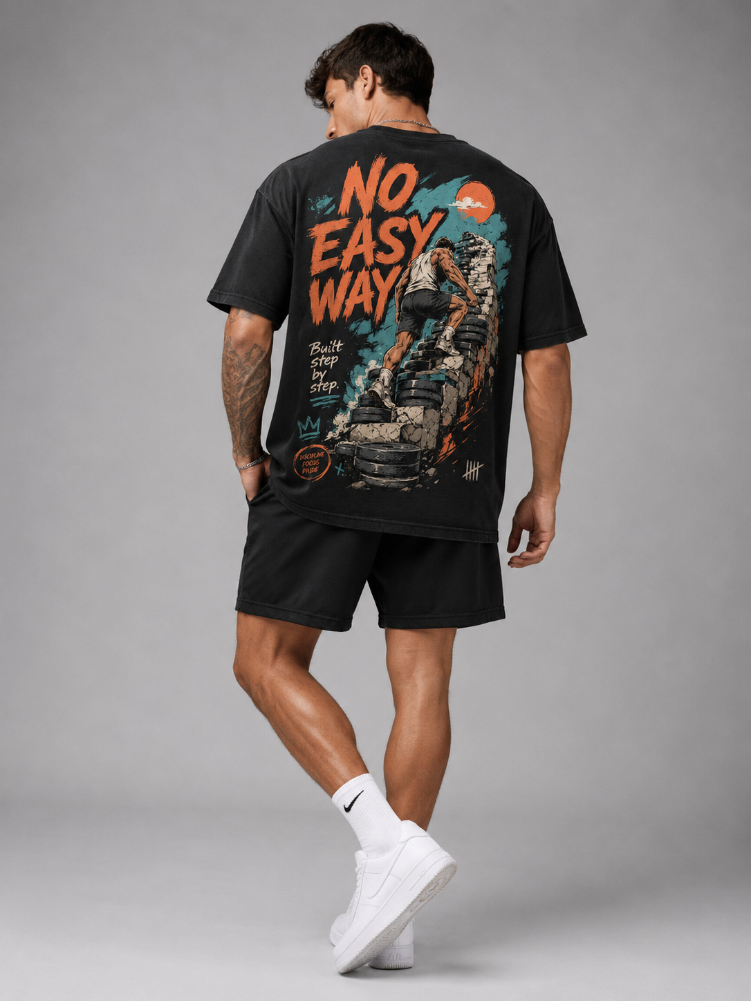NO EASY WAY Oversized Shirt