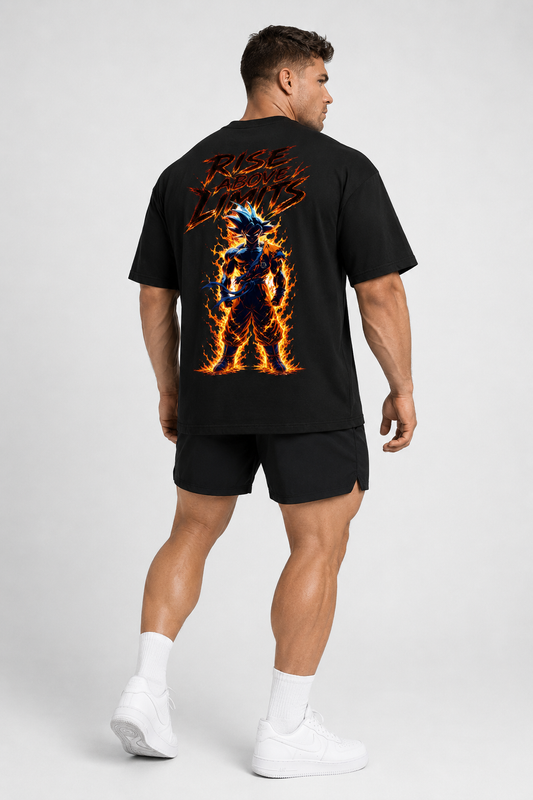 RISE ABOVE LIMITS Oversized Shirt