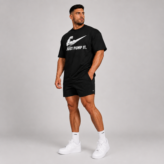 JUST PUMP IT  Oversized Shirt