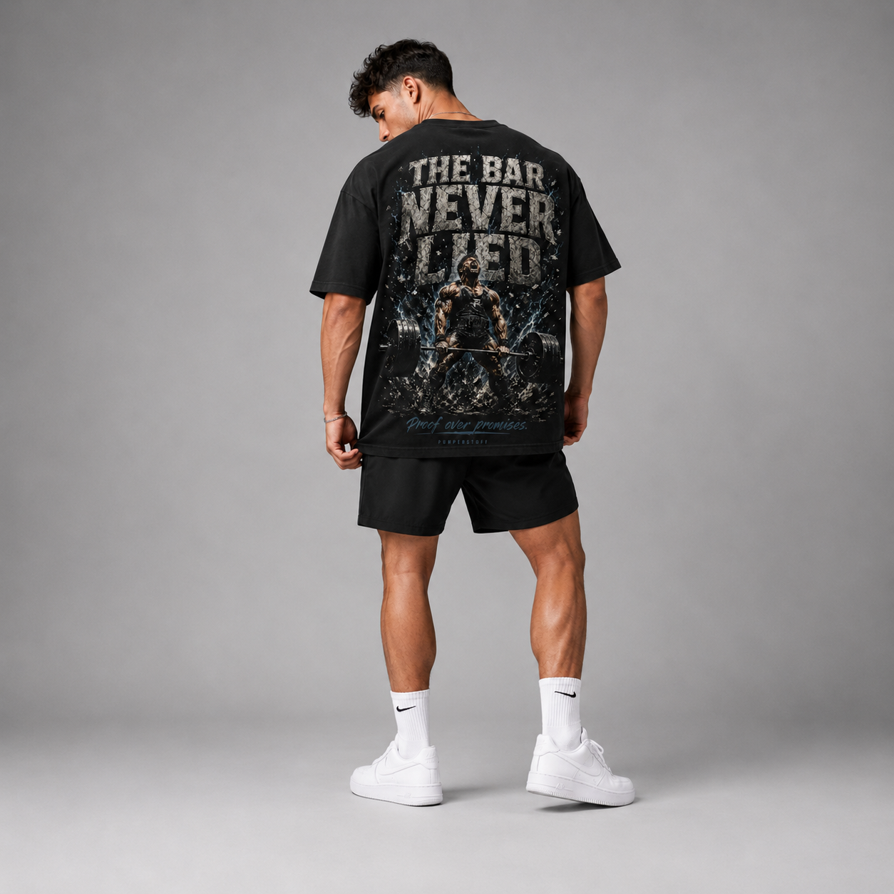 THE BAR NEVER LIED Oversized Shirt