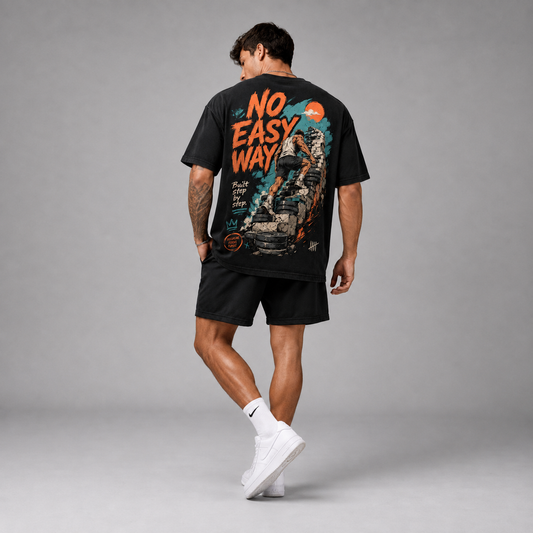 NO EASY WAY Chemise Oversize
