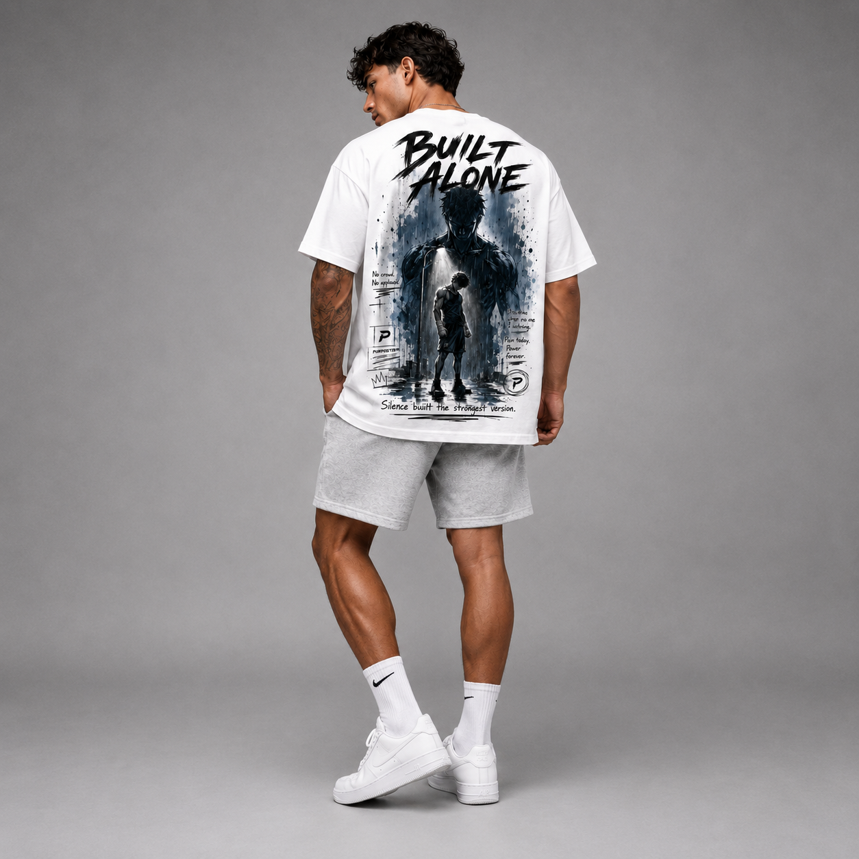 BUILT ALONE Oversized Shirt