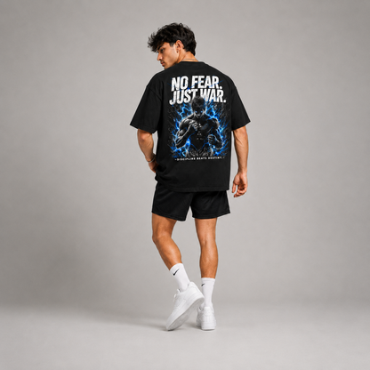 NO FEAR JUST WAR T-shirt oversize