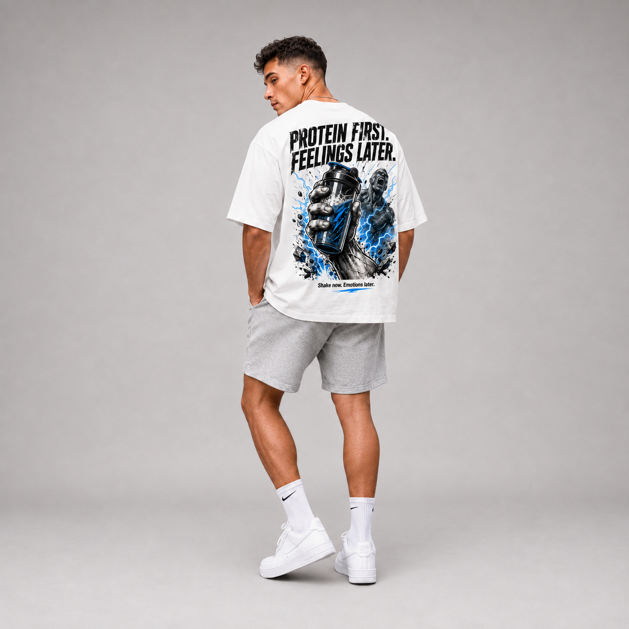 PROTEIN FIRST Oversized Shirt