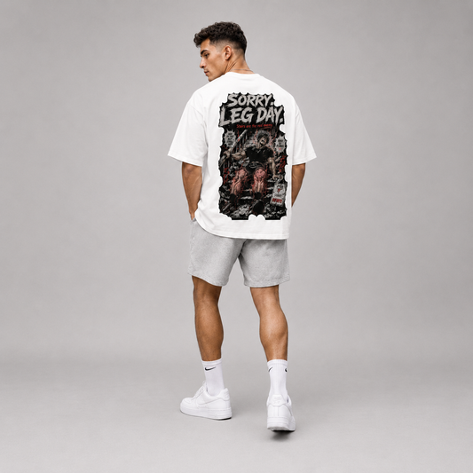 SORRY LEG DAY Oversized Shirt