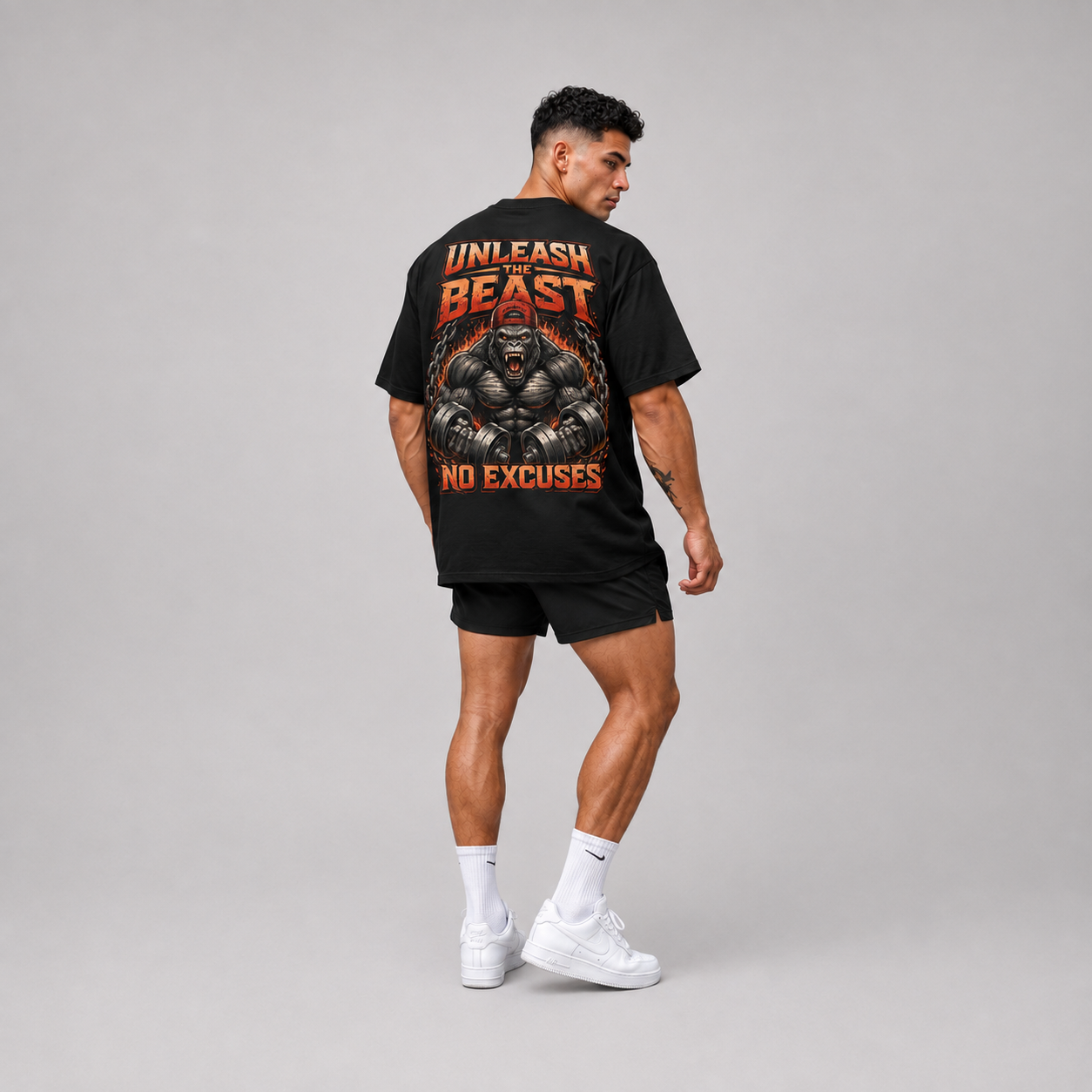 NO EXCUSES Oversized Shirt