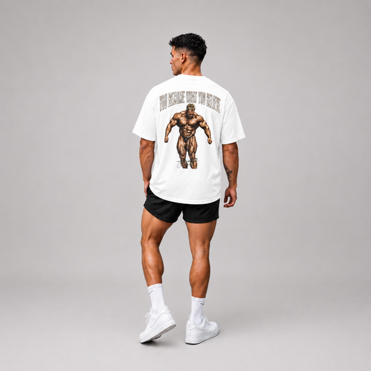 YOU BECOME WHAT YOU BELIEVE Oversized Shirt