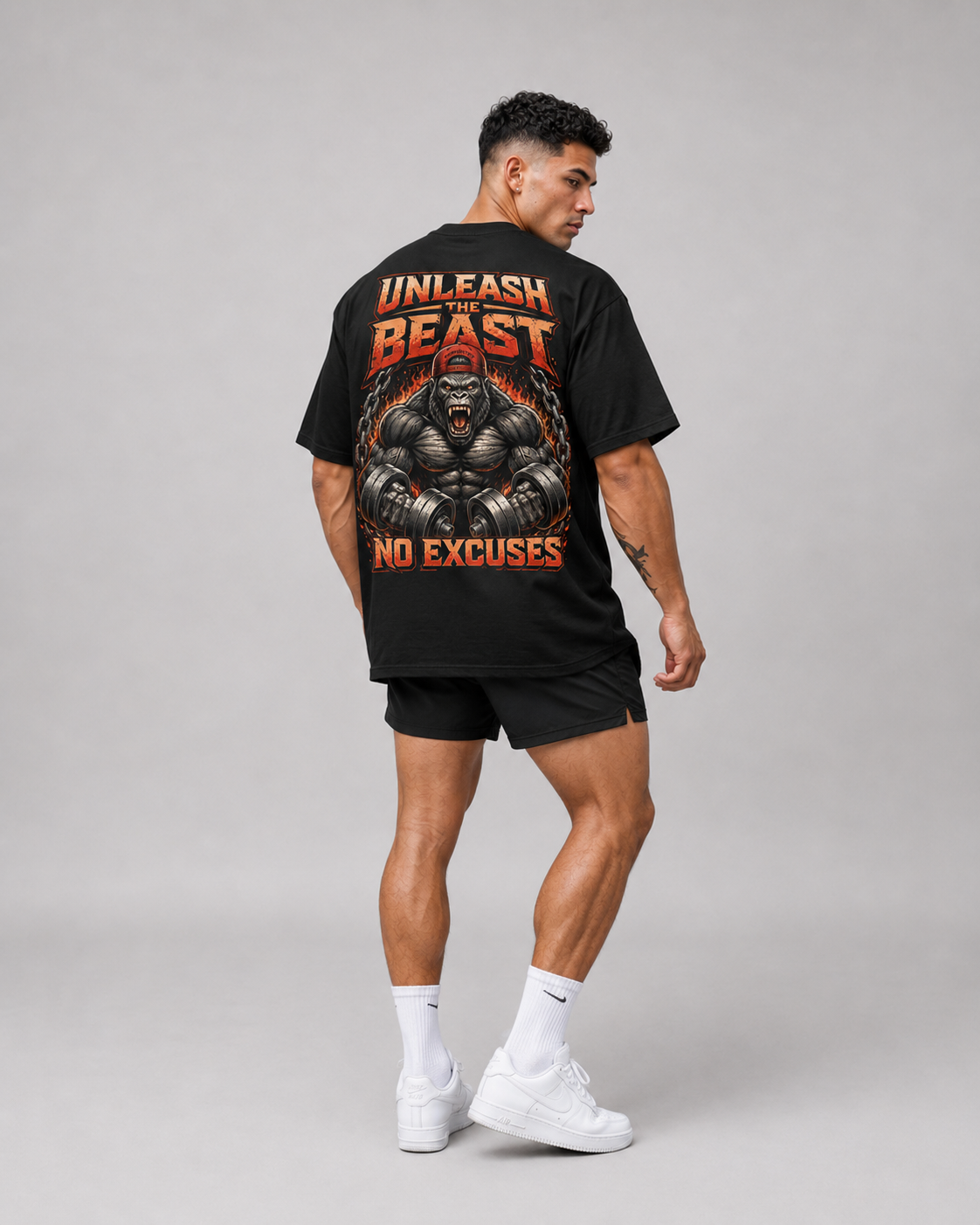NO EXCUSES Oversized Shirt