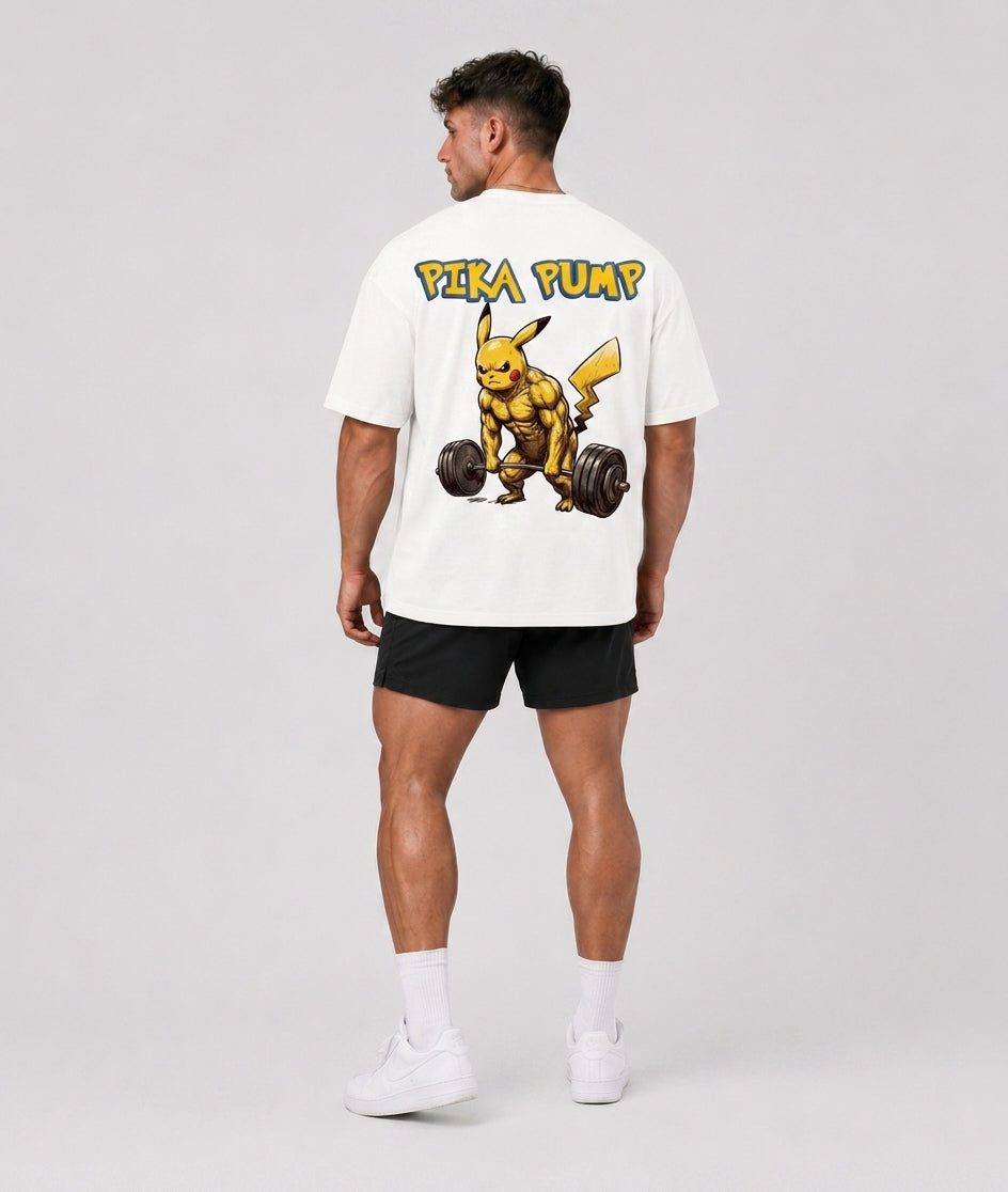 PIKA PUMP Oversized Shirt Front & Backprint