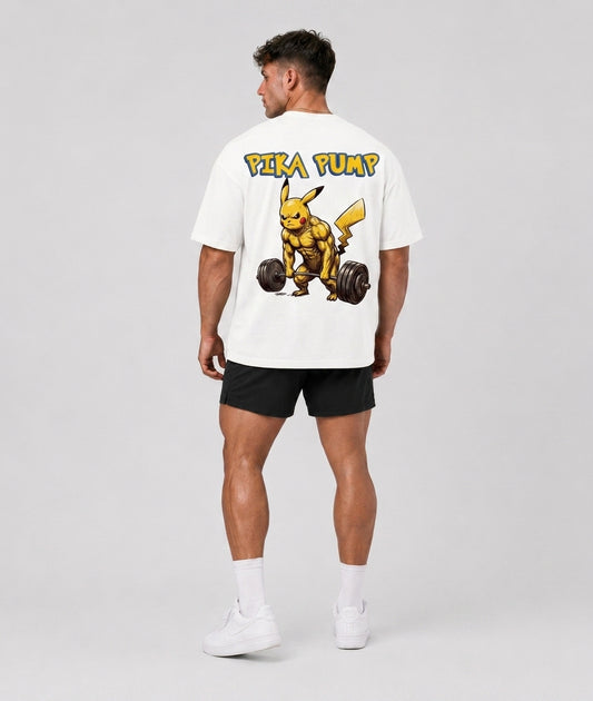 PIKA PUMP Oversized Shirt Front & Backprint
