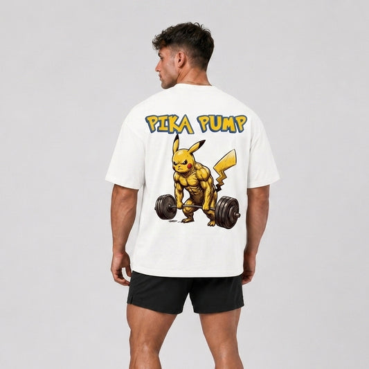 PIKA PUMP Oversized Shirt Front & Backprint