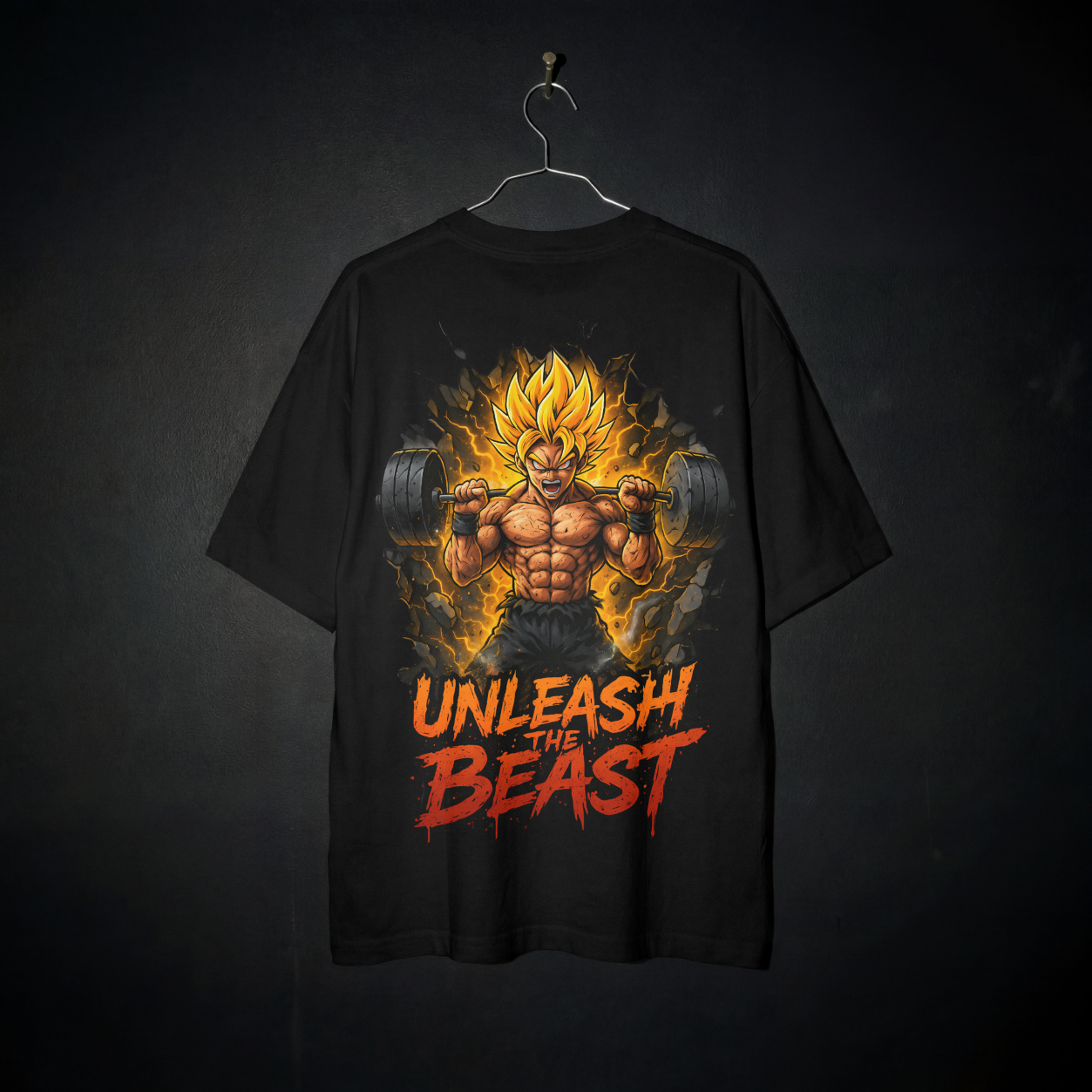 UNLEASH THE BEAST Oversized Shirt (Backprint) - Unisex