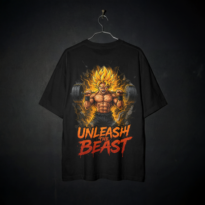 UNLEASH THE BEAST Oversized Shirt (Backprint) - Unisex